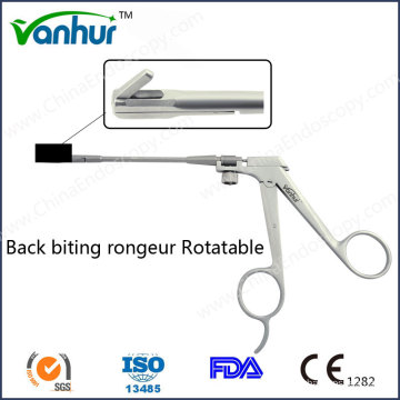 Instrumentos de Sinuscopia Back Biting Rotable Rongeur Forceps